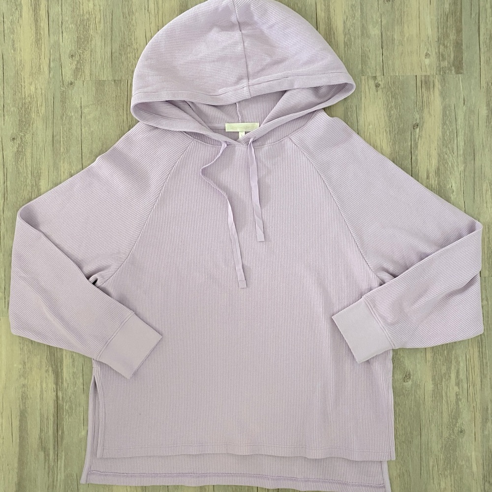LoveShackFancy thermal hoodie